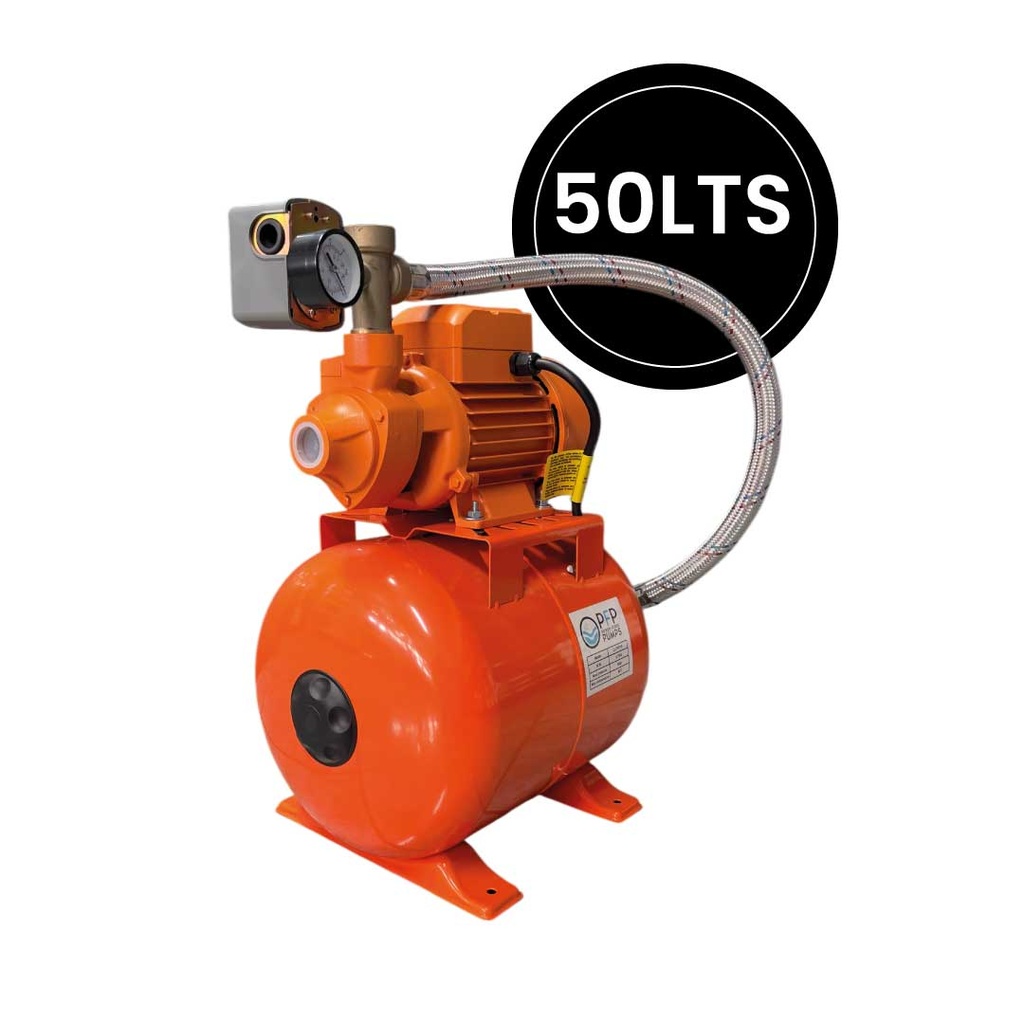 Kit Hidroneumático PFP con Bomba Periférica 1 HP y Tanque de 50 L