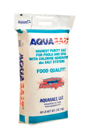 Sal AquaSalt Saco de 40lb (USA) Sal Fina para Piscinas