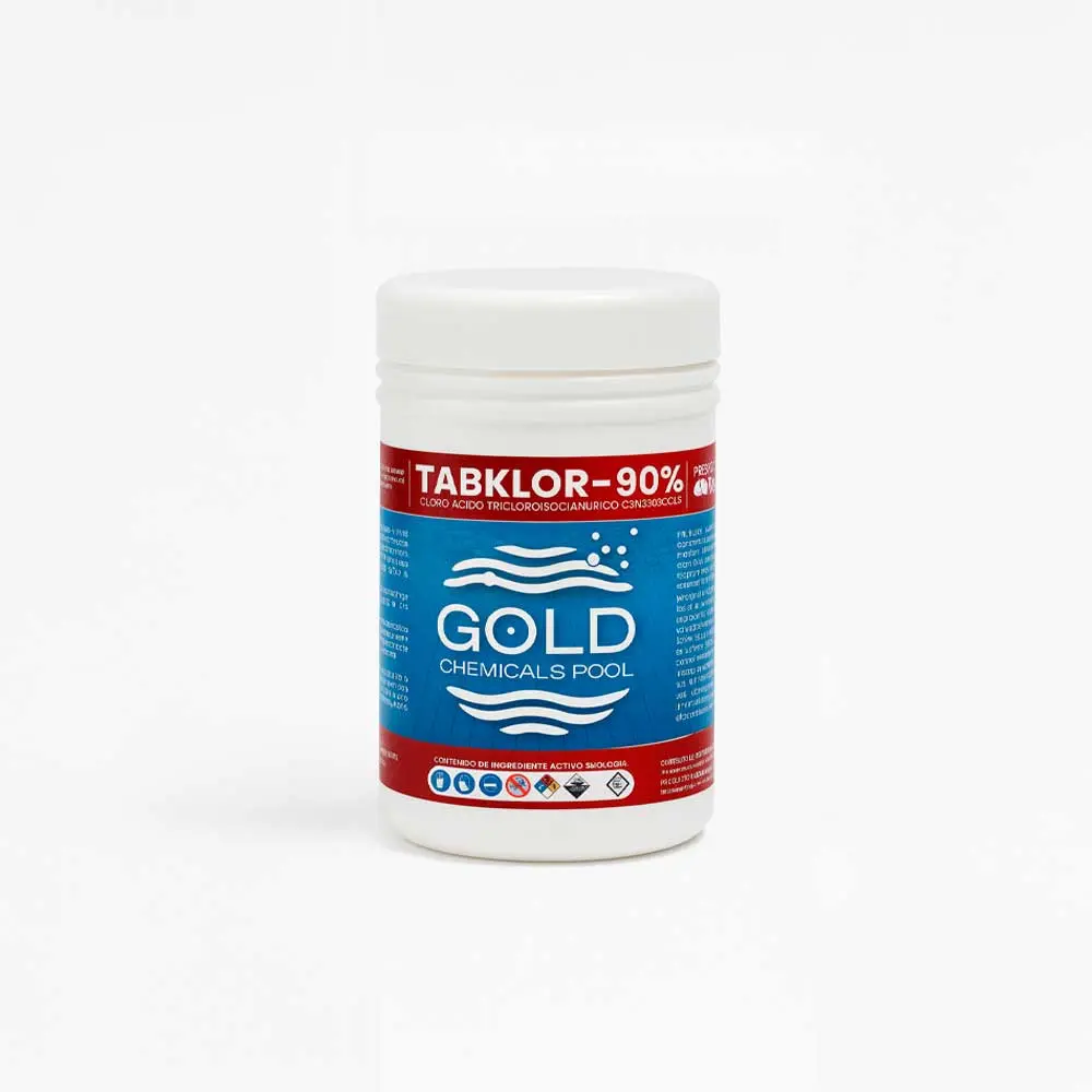 Tableta de Cloro Blanca GOLD Chemicals Pool 90% (1kg)