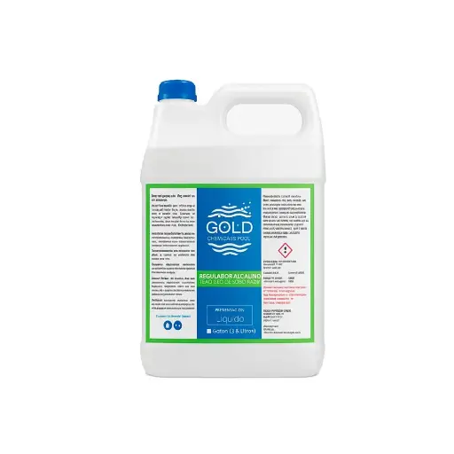 [171854] Regulador Alcalino Liquido GOLD Chemicals Pool 5.45kg galon