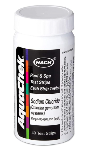 [561161] Test kit AquaCheck para medicion de Sal 40 tiritas