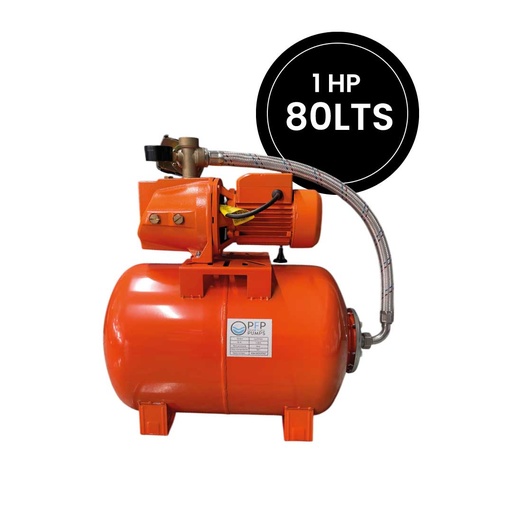 [KIT1HPFP80LTS] Kit Hidroneumático PFP con Bomba Jet 1 HP y Tanque de 80 L